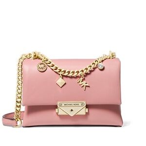 Michael Kors Cece Small Crossbody Bag with Gold Chain –Brand New Primrose color